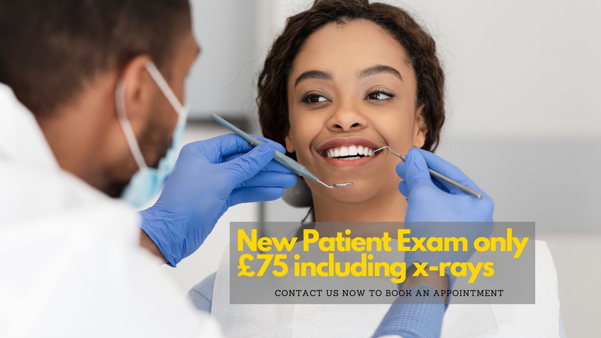 New Patient Exam only £75 including xrays (2) Church Street Dentist